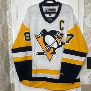 Reebok Penguins Hockey Jersey Sidney Crosby 87 Size XL